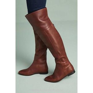 Seychelles Brown “News Flash” Over The Knee Boots